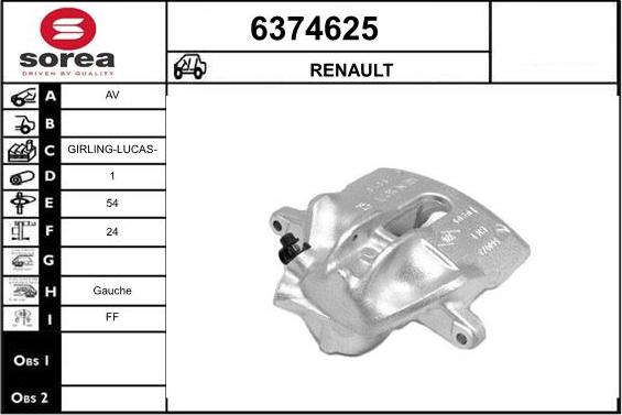 STARTCAR 6374625 - Гальмівний супорт avtolavka.club