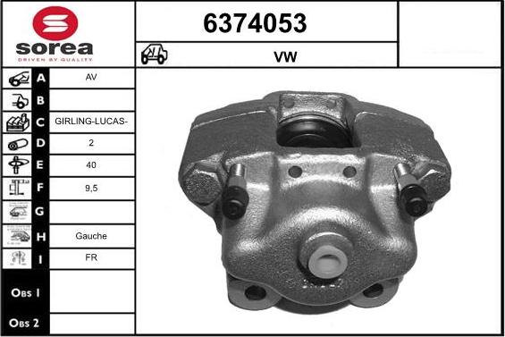 STARTCAR 6374053 - Гальмівний супорт avtolavka.club