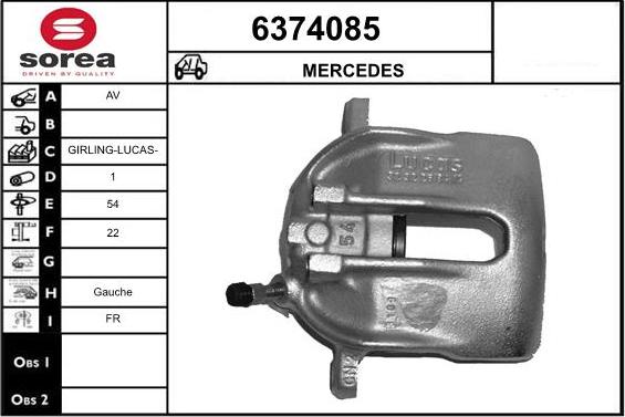 STARTCAR 6374085 - Гальмівний супорт avtolavka.club