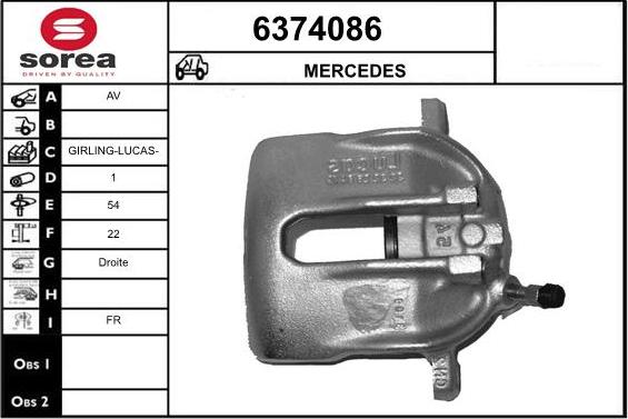 STARTCAR 6374086 - Гальмівний супорт avtolavka.club