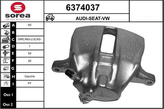 STARTCAR 6374037 - Гальмівний супорт avtolavka.club