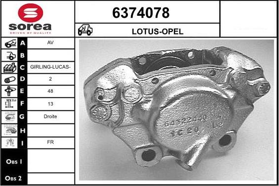 STARTCAR 6374078 - Гальмівний супорт avtolavka.club