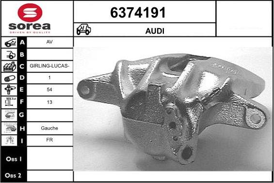 STARTCAR 6374191 - Гальмівний супорт avtolavka.club