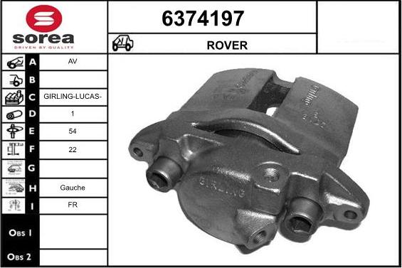 STARTCAR 6374197 - Гальмівний супорт avtolavka.club