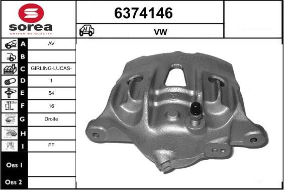 STARTCAR 6374146 - Гальмівний супорт avtolavka.club