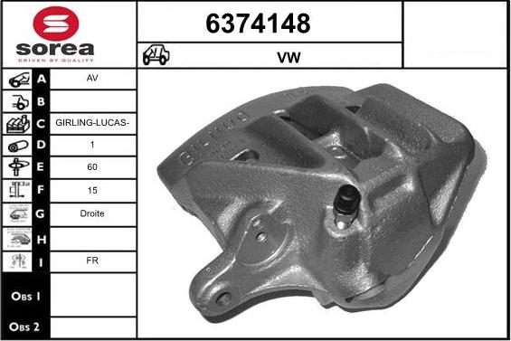 STARTCAR 6374148 - Гальмівний супорт avtolavka.club