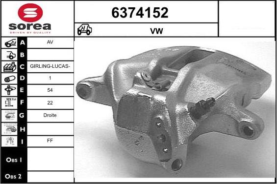 STARTCAR 6374152 - Гальмівний супорт avtolavka.club