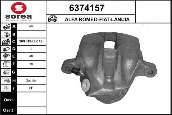 STARTCAR 6374157 - Гальмівний супорт avtolavka.club