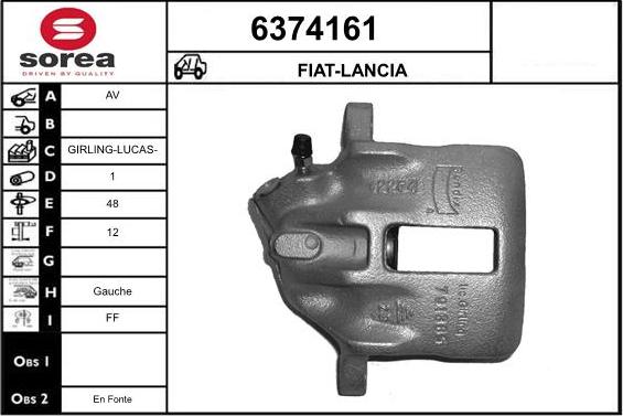 STARTCAR 6374161 - Гальмівний супорт avtolavka.club