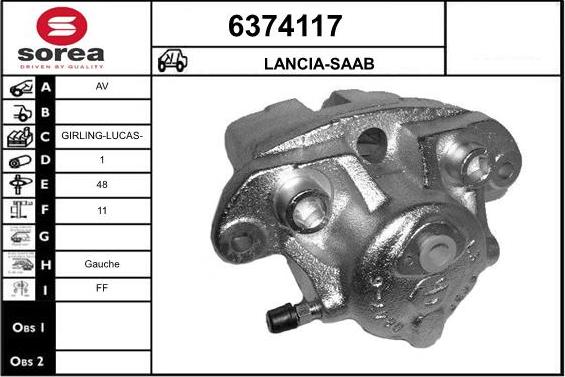 STARTCAR 6374117 - Гальмівний супорт avtolavka.club