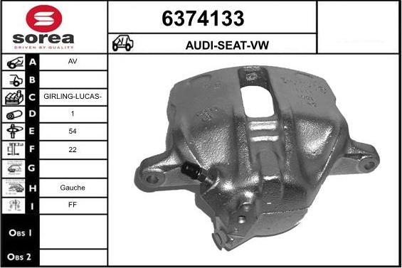 STARTCAR 6374133 - Гальмівний супорт avtolavka.club