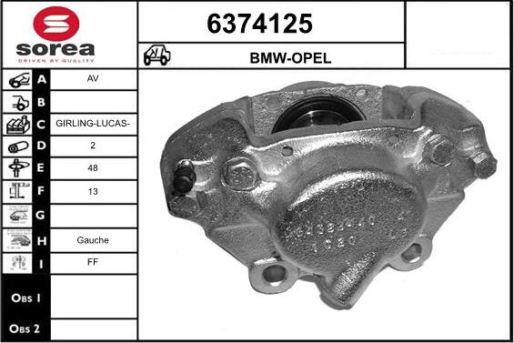 STARTCAR 6374125 - Гальмівний супорт avtolavka.club