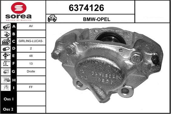 STARTCAR 6374126 - Гальмівний супорт avtolavka.club