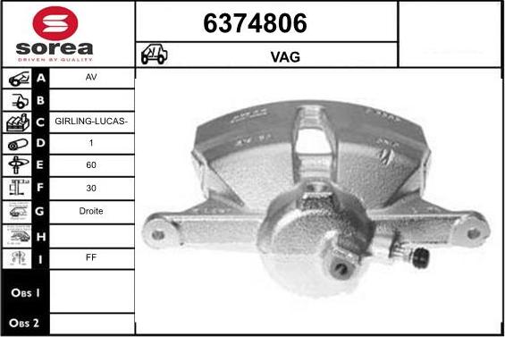 STARTCAR 6374806 - Гальмівний супорт avtolavka.club