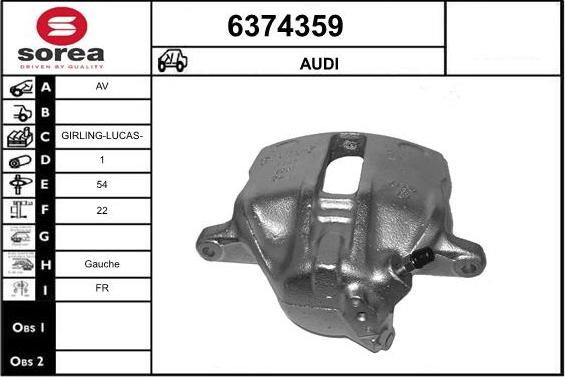 STARTCAR 6374359 - Гальмівний супорт avtolavka.club