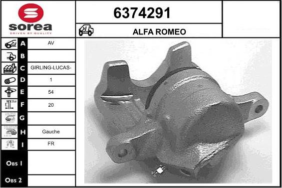 STARTCAR 6374291 - Гальмівний супорт avtolavka.club