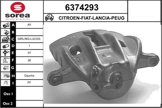 STARTCAR 6374293 - Гальмівний супорт avtolavka.club