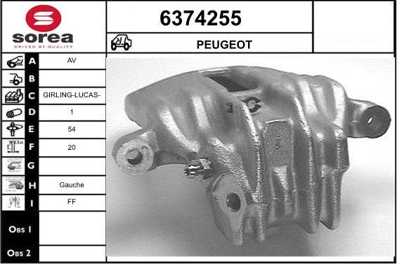 STARTCAR 6374255 - Гальмівний супорт avtolavka.club