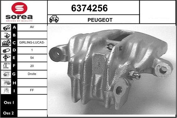 STARTCAR 6374256 - Гальмівний супорт avtolavka.club