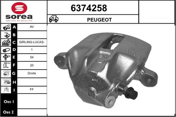 STARTCAR 6374258 - Гальмівний супорт avtolavka.club