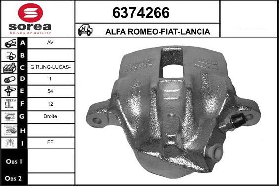 STARTCAR 6374266 - Гальмівний супорт avtolavka.club