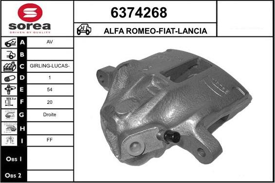 STARTCAR 6374268 - Гальмівний супорт avtolavka.club