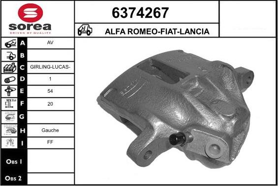 STARTCAR 6374267 - Гальмівний супорт avtolavka.club