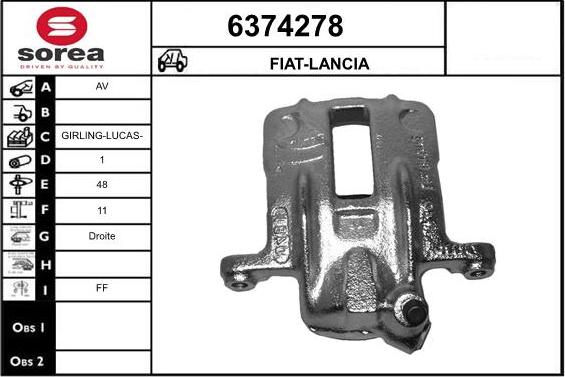 STARTCAR 6374278 - Гальмівний супорт avtolavka.club