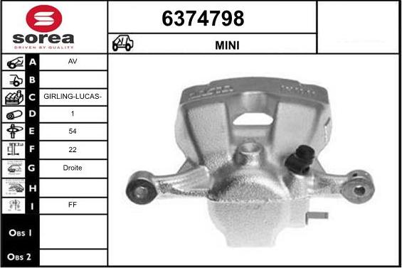 STARTCAR 6374798 - Гальмівний супорт avtolavka.club