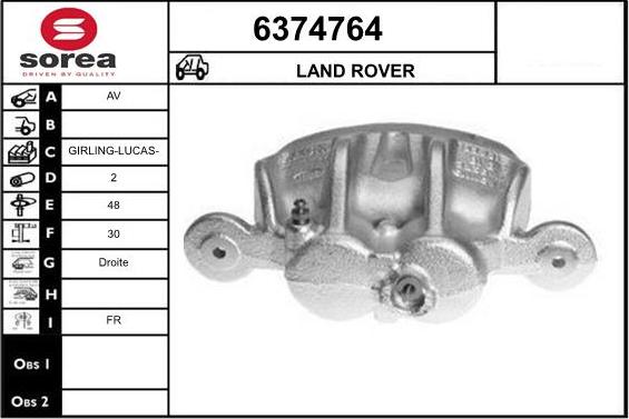 STARTCAR 6374764 - Гальмівний супорт avtolavka.club