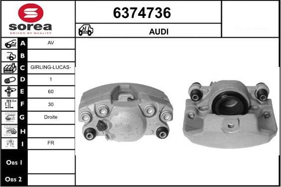 STARTCAR 6374736 - Гальмівний супорт avtolavka.club