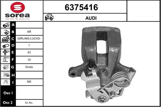 STARTCAR 6375416 - Гальмівний супорт avtolavka.club