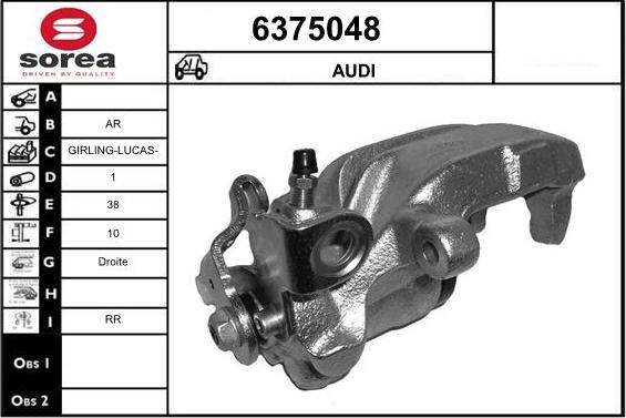 STARTCAR 6375048 - Гальмівний супорт avtolavka.club