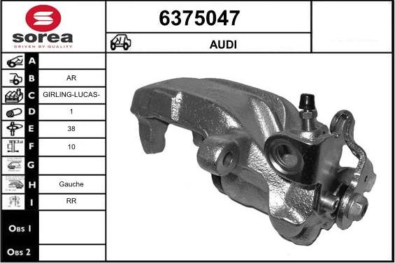 STARTCAR 6375047 - Гальмівний супорт avtolavka.club