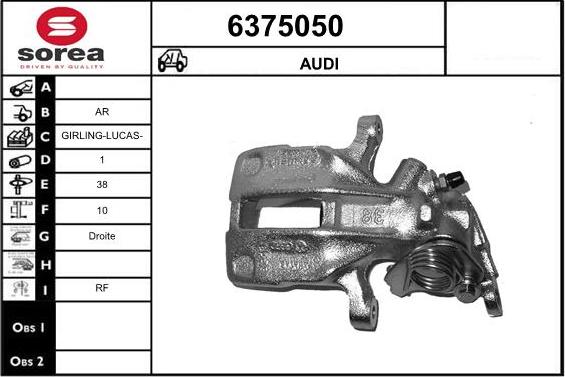 STARTCAR 6375050 - Гальмівний супорт avtolavka.club