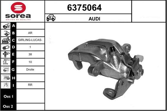 STARTCAR 6375064 - Гальмівний супорт avtolavka.club