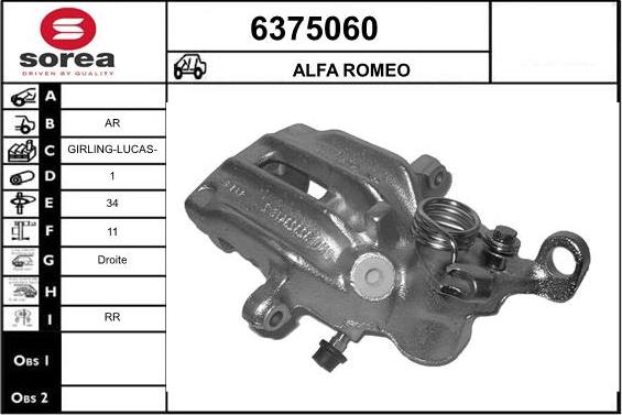 STARTCAR 6375060 - Гальмівний супорт avtolavka.club