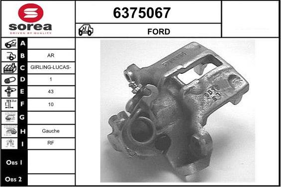 STARTCAR 6375067 - Гальмівний супорт avtolavka.club