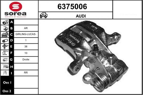 STARTCAR 6375006 - Гальмівний супорт avtolavka.club