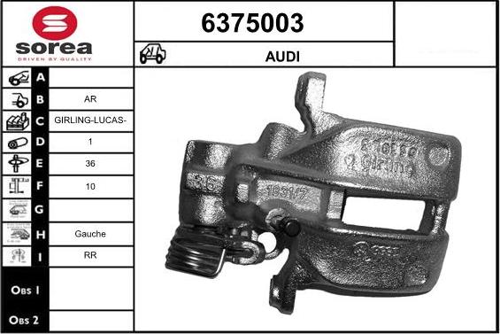 STARTCAR 6375003 - Гальмівний супорт avtolavka.club