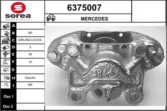 STARTCAR 6375007 - Гальмівний супорт avtolavka.club