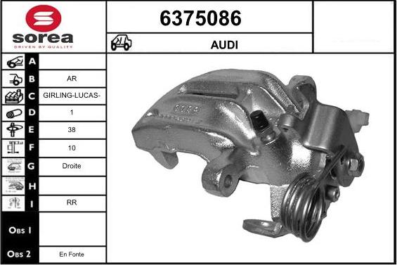 STARTCAR 6375086 - Гальмівний супорт avtolavka.club