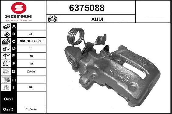 STARTCAR 6375088 - Гальмівний супорт avtolavka.club