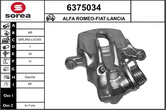 STARTCAR 6375034 - Гальмівний супорт avtolavka.club