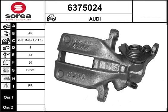 STARTCAR 6375024 - Гальмівний супорт avtolavka.club