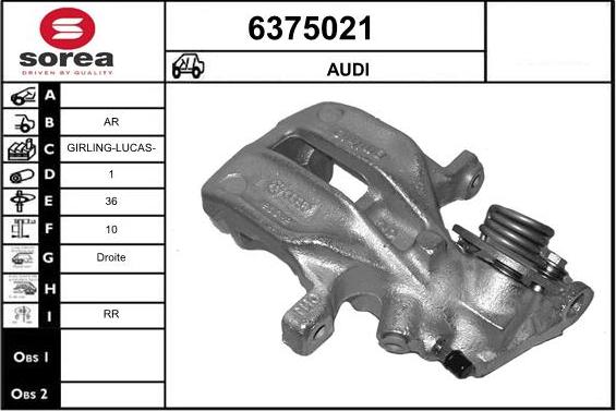 STARTCAR 6375021 - Гальмівний супорт avtolavka.club