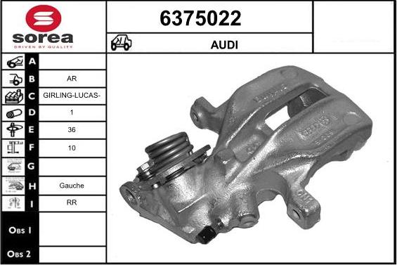 STARTCAR 6375022 - Гальмівний супорт avtolavka.club