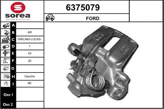 STARTCAR 6375079 - Гальмівний супорт avtolavka.club