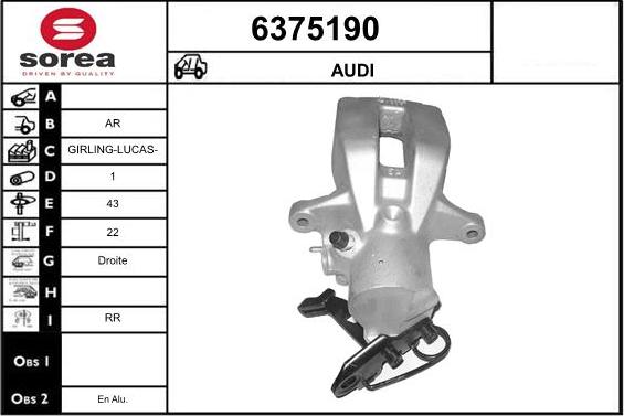 STARTCAR 6375190 - Гальмівний супорт avtolavka.club