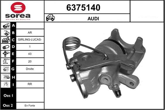 STARTCAR 6375140 - Гальмівний супорт avtolavka.club